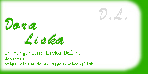 dora liska business card